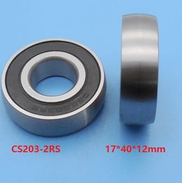 50pcs/lot CS203 2RS RS CS203-2RS 17x40x12mm pulley spherical bearings arc track pulley bearing 17*40*12mm