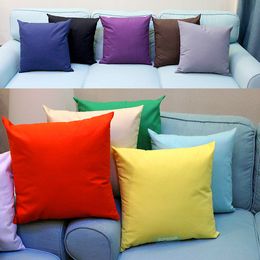 30pcs 12x18 inches 8oz Pure Cotton Dyed Canvas Cushion Cover Solid Colours 100% Cotton Canvas Pillow Cover 100 Colours Stock Available