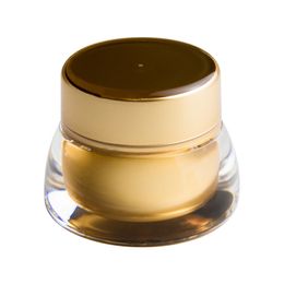 Tarros de plástico acrílico 7 ml Pequeño Crema Facial Vacía Bálsamo para Labios Contenedor de Muestra Mini Tarros de Crema Ojos F1718