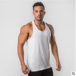 new design gyms clothing singlet canotte bodybuilding stringer tank top men fitness shirt muscle guys sleeveless vest Tanktop