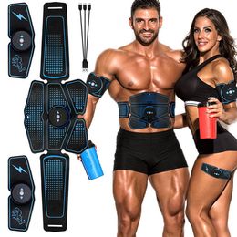 Muscle Stimulator ABS Hip Trainer EMS Abdominal Belt Electrostimulator Muscular Exercise Home Equipment Electro stimulation J1756