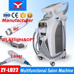 Wholesale skin care RF IPL Laser Opt Hair Removal Tattoo Remove Multifunction hair pigment remover Beauty salon spa machine