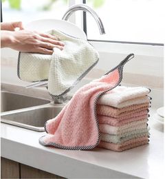 Die Stelle!! Reinigungstücher Home Küchenhaushaltswäsche Duster Tücher Multifunktionale Mikrofasertuch Reinigungstuch A08