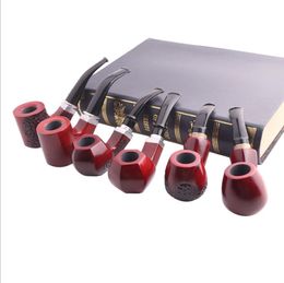 Creative three-dimensional rosewood pipe sandalwood removable filter solid wood pipe accessories