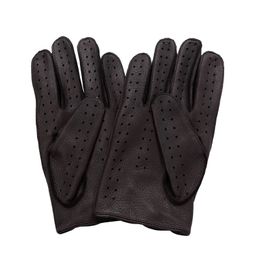 Fashion- 2018 NewHot Sale Deerskin Gloves Four Seasons Fashion Driving Genuine Leather Full Finger Gloves Men AM032-5