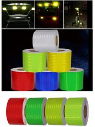 Super Reflective Road Safety Traffic Signal Car Decoratiive Sticker Selfadhesive Warning Tape