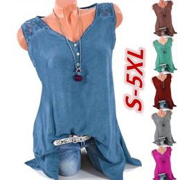 Spot 2021 European spring and summer fashion casual street hooded V-neck sleeveless lace vest support mixed batch