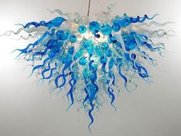 100% Handmade Lamp Murano Glass Chandeliers Light Art Decorative Modern Crystal Hotel Lobby Decor Ceiling Pendant Lamps with Pretty Colours
