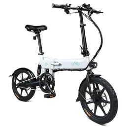 FIIDO D2 Folding Electric Moped Bike City Bike Commuter Bike Three Riding Modes 16 Inch Tires 250W Motor 25km/h 7.8Ah Lithium Battery 20-35K