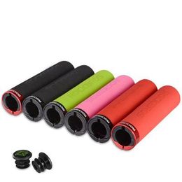 Soft BMX MTB Cycle Mountain Bicycle Bike Handle bar Rubber End H1 red