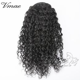 VMAE Brazilian Hair 8 to 28 Inch Natural Colour 100g 1g/s 3A Ponytail Virgin Human Hair Extension
