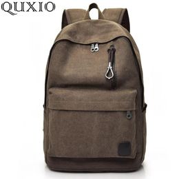 New Fashion Retro Casual Outdoor Travel Backpack Trend Soild Colour Wild Student Bag Large Capacity Unisex HB667