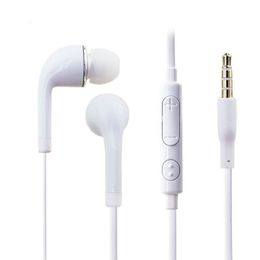 Cheapest Earphone J5 3.5mm In-Ear Headphones Headset with Mic and Remote PVC for Samsung Galaxy S4 S5 S6 S7 S8 Note 7 8 Smart Phone