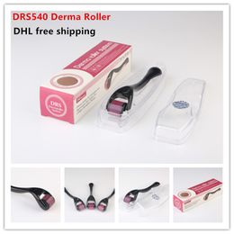 DHL livre 540 Needles Microneedle rolo Dermaroller 0.2-3.0mm rejuvenescimento da pele DRS 540 Micro agulha Derma rolo pele rolo Sistema