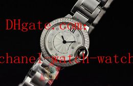 Factory Seller Ladies Japan Quartz Movement Watch 18K Rose Gold Diamond 28mm Women's Fashion Wrist Watches