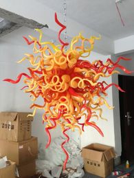 100% Mouth Blown CE UL Borosilicate Murano Glass Dale Chihuly Art Solid Glass Lamp Cheap Chandelier Light