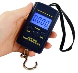 40Kg Digital Scales LCD Display hanging luggage fishing weight scale 30PCS