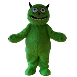 2019 Factory direct sale green Plush monster mascot costume Christmas Halloween costumes