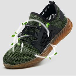Dropship Boots Hafif Yıkılamaz Ryder Ayakkabıları Erkek Kadın Çelik Toe Güvenlik Ayakkabıları Delin-Koşullu İş Spor ayakkabıları Nefes Alabilir