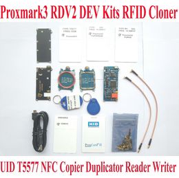 Proxmark3 RDV2 ELECHOUSE DEV Kits RFID Cloner Duplicator Reader Writer UID T5577 NFC Copier Proxmark 3 Clone Crack