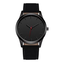 Reloj 2018 Fashion Large Dial Military Quartz Men Watch Leather Sport watches High Quality Clock Wristwatch Relogio Masculino T1