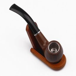 Fashion hot pot red acrylic pipe Philtre cigarette nozzle bakelite pipe bend handle acrylic pipe