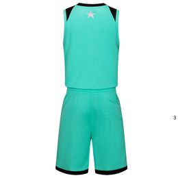 2019 New Blank Basketball jerseys printed logo Mens size S-XXL cheap price fast shipping good quality Teal Green T004AA12