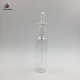 50+2/sets 60ml 2oz PET Clear Fine Nasal Mist Spray Pumps Bottle, Nasal Sprayer Bottle