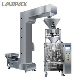 Vertical Granule Packing Machine Automatic VFFS Pasta Butterfly Noodle Puffed Food Pouches Packaging Equipment