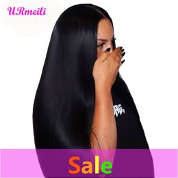 straight human hair wig for black woman 134 lace front wigs brazilian straight remy human hair wig pre plucked with baby hair
