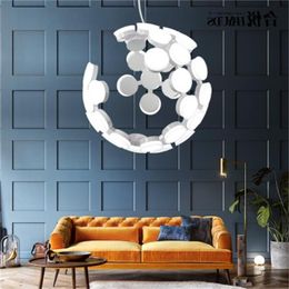 Postmodern living room dining room led lights chandeliers lighting Nordic fashion bar lamps personality art creative chandeliers led fixture