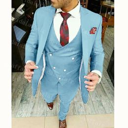 2019 Men's Suit 3-Pieces latest coat pant designs Notch Lapel Tuxedos Groomsmen For Wedding/party(Blazer+vest+Pants)