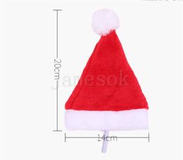 Christmas pet hat Santa Claus hat small puppy cat dog holiday costume hat full of Christmas cute DA054