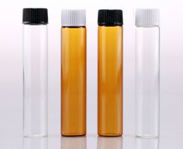 100pcs/lot 5ML 10ML Amber & Transparent inner stopper Glass bottle Brown Essential Oil Bottle Sample Vial bottles