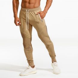 QNPQYX Joggers SPORT Trousers Mens Workout Running Tights Sweatpants cotton Solid streetwear pants Bodybuilding Skinny trousers dropshipping