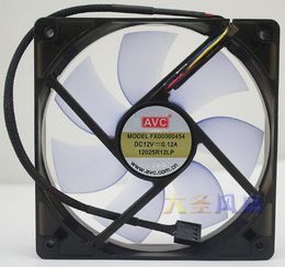 Wholesale: Authentic AVC 12CM 12025R12LP FX00000454 12V 0.12A Hydraulic High Wind Quiet CPU4 Line Temperature Controlled Fan