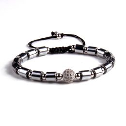 Natural Stone Beaded Bracelets Men necklaces Beaded For Women & Men Crown Bracelets Hematite Bracelets