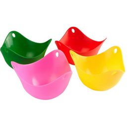 1Pc Silicone Egg Steamer Egg Boiler High Temperature Microwave Baby Food Supplement Tools Steaming Bowl Baking Pan Randomly