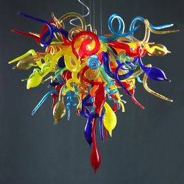 Colourful Murano Art Chandelier Home Decoration LED Light Top Design Borosilicate Glass Chandelier,LR1101