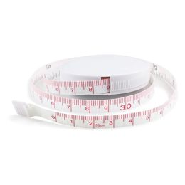 Wholesale Round Mini 60inch Retractable Tape Measure Pocket Pulling Rulers Gauging Tools for Traveling Daily Measurentment White Customized