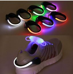 Useful Outdoor Tool LED Luminous Shoe Clip Light Night Safety Warning LED Bright attractive Flash Light For Running Cycling 20