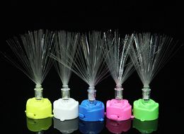 Rose fibre-optic flowers all over the sky shining children's small toys Colourful night lights stall selling toys wholesale