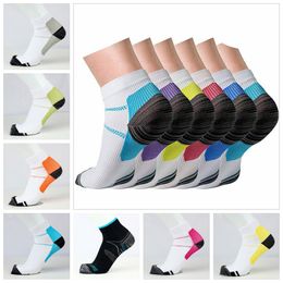 Compression Socks Unisex Anti-Fatigue Fasciitis FXT Socks Professional Elite Basketball Socks Sport Running Short Ankle Sock Gift YPP7136