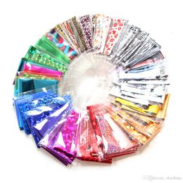 4x20cm Mix Colour Transfer Foil Nail Art Star Design Sticker Decal For Polish Care DIY Manicures Nail Art Tools