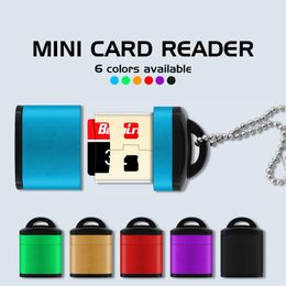 High quality usb 2.0 card reader mini USB TF card Adapter for T-flash memory card For PC Computer Desktop Laptop Notebooks adapter