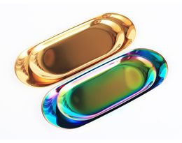 Newest Colourful Stainless Steel Display Plate Rolling Tray Machine Tool Storage Handroller Portable Herb Grinder Smoking Pipe Hot Cake