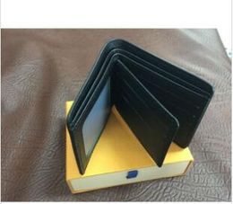 2019 hot good Mens Brand Wallet free shipping 2019 Men's Leather With Wallets For Men Purse Wallet Men Wallet with Orange Box Dust Bag