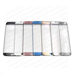 500PCS Front Outer Touch Screen Glass Lens Replacement for Samsung Galaxy S6 Edge G925 S7 Edge G935 free DHL