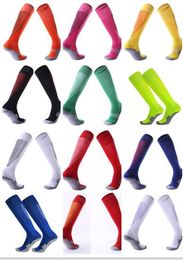 Top Adult children's non slip over knee football socks thickened towel bottom long tube socks comfortable kid resistant sports kids fitness