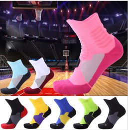 Elite basketball socks for men and women Thickening Towel Bottom and Anti-Friction Pipe Socks